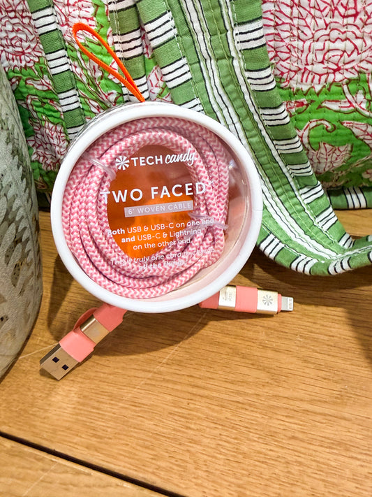 Two Faced 6" Woven Cable