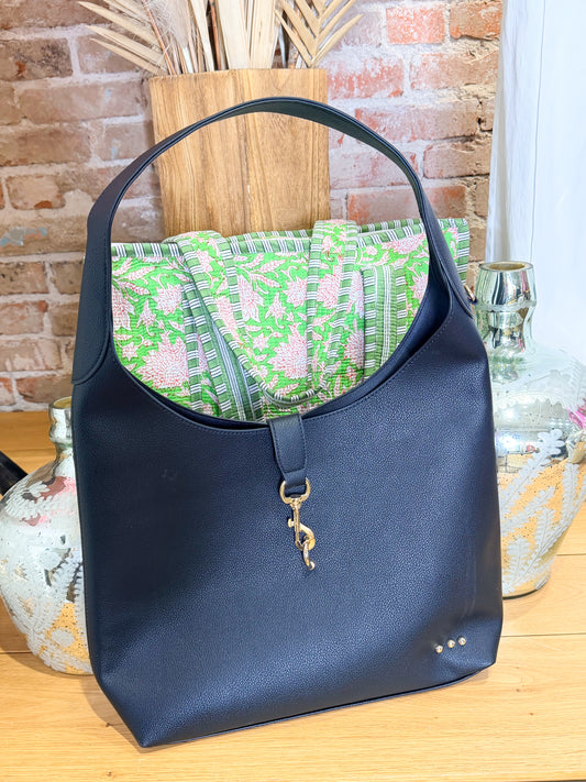 Haddie Hobo Vegan Leather Tote