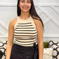 Ann Striped Knit Tank
