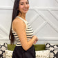Ann Striped Knit Tank
