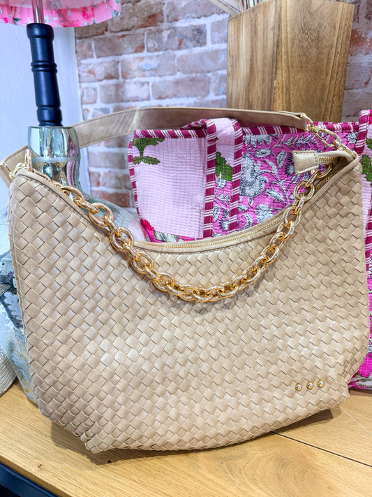 Sienna Slouchy Woven Shoulder Bag