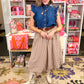 Ruffle Cap Sleeve Top