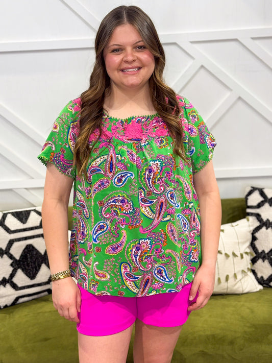 Ida Paisley Blouse