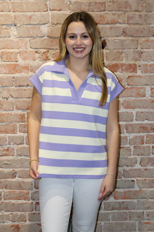 Miley Striped Top