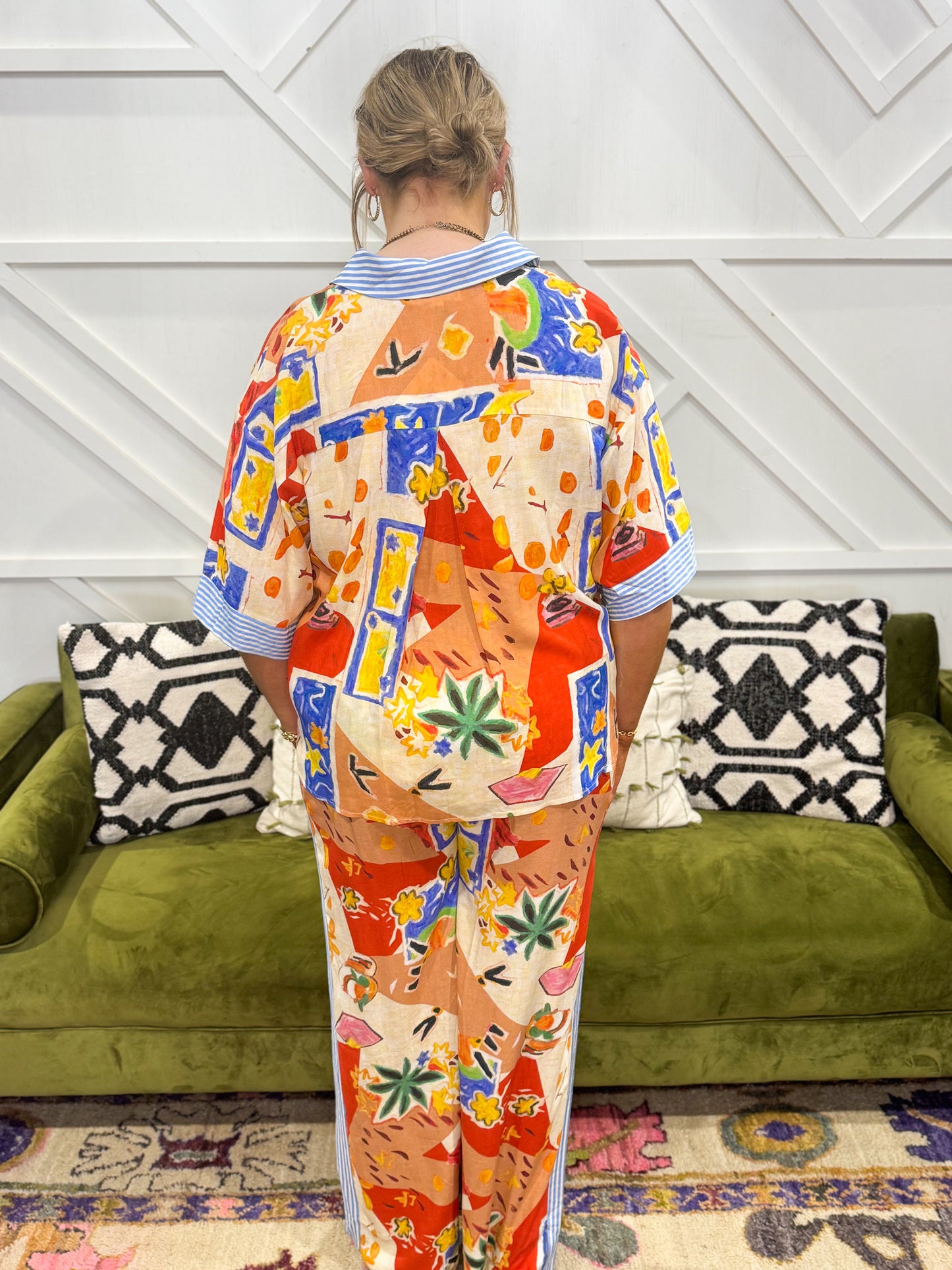 Rio Print Pant Set