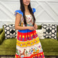 Peacock Maxi Dress