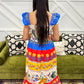 Peacock Maxi Dress
