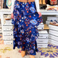 Floral Tiered Maxi Skirt
