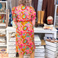 Bouquet Midi Shirt Dress