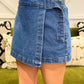 Roxie Denim Skort