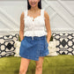 Madelyn Eyelet Smocked Top