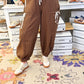 Striped Drawstring Jogger Pants