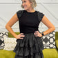 Caitlyn Tiered Pleated Dress