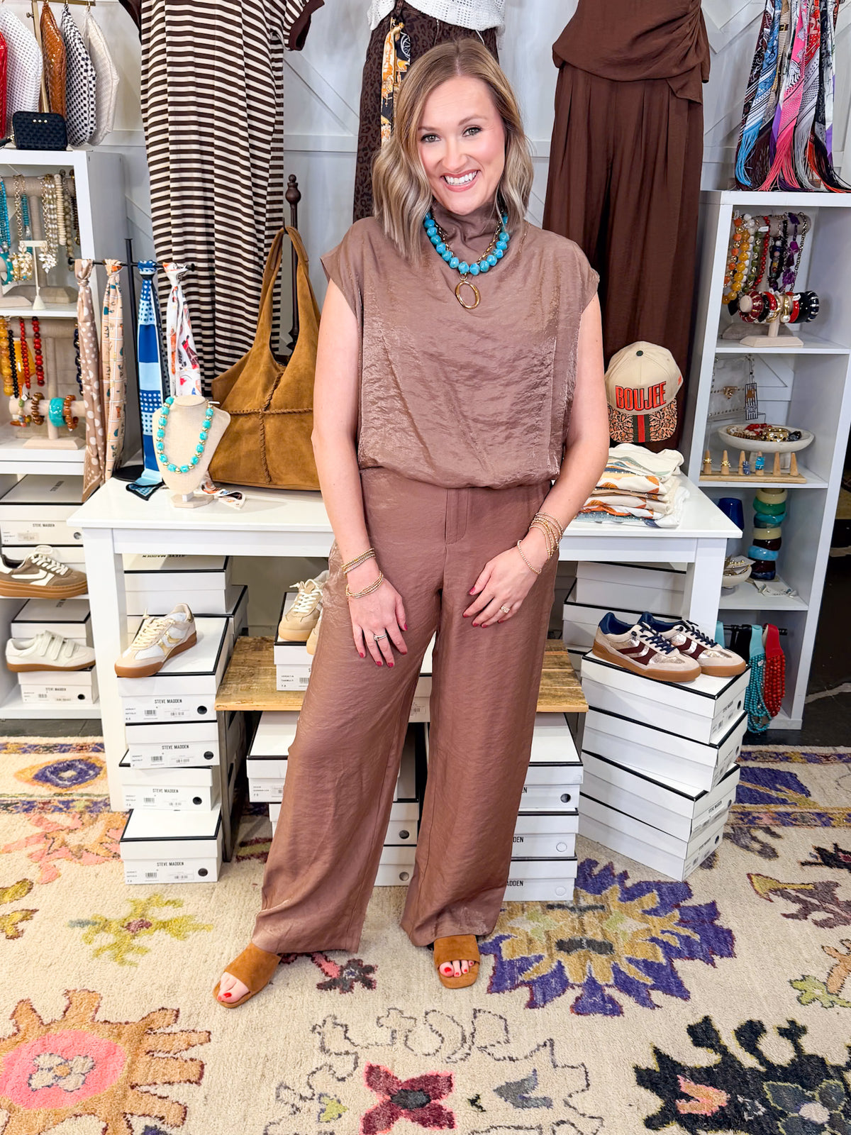 Mocha Pant Set
