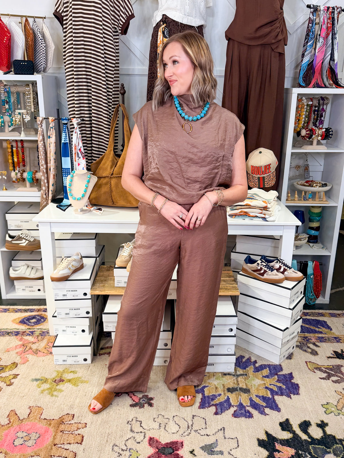Mocha Pant Set