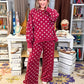 Mineral Washed Polka Dot Sweatset