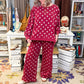 Mineral Washed Polka Dot Sweatset