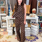 Polka Dot Sleeveless Pant Set