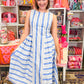 Ramy Striped Midi Dress