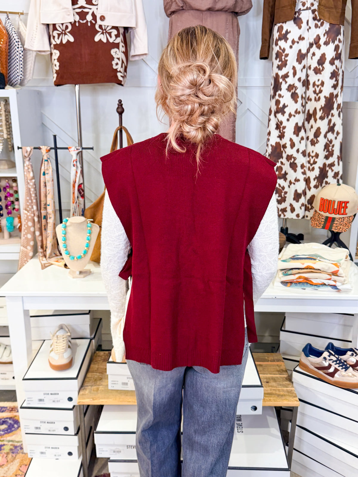 Open Sided Sweater Vest