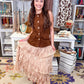 Mesh Tiered Skirt
