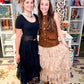 Mesh Tiered Skirt