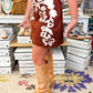 Lila Suede Embroidered Skirt