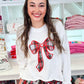Tartan Bow Lounge Sweatshirt