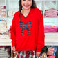 Plaid Bow Sweatshirt