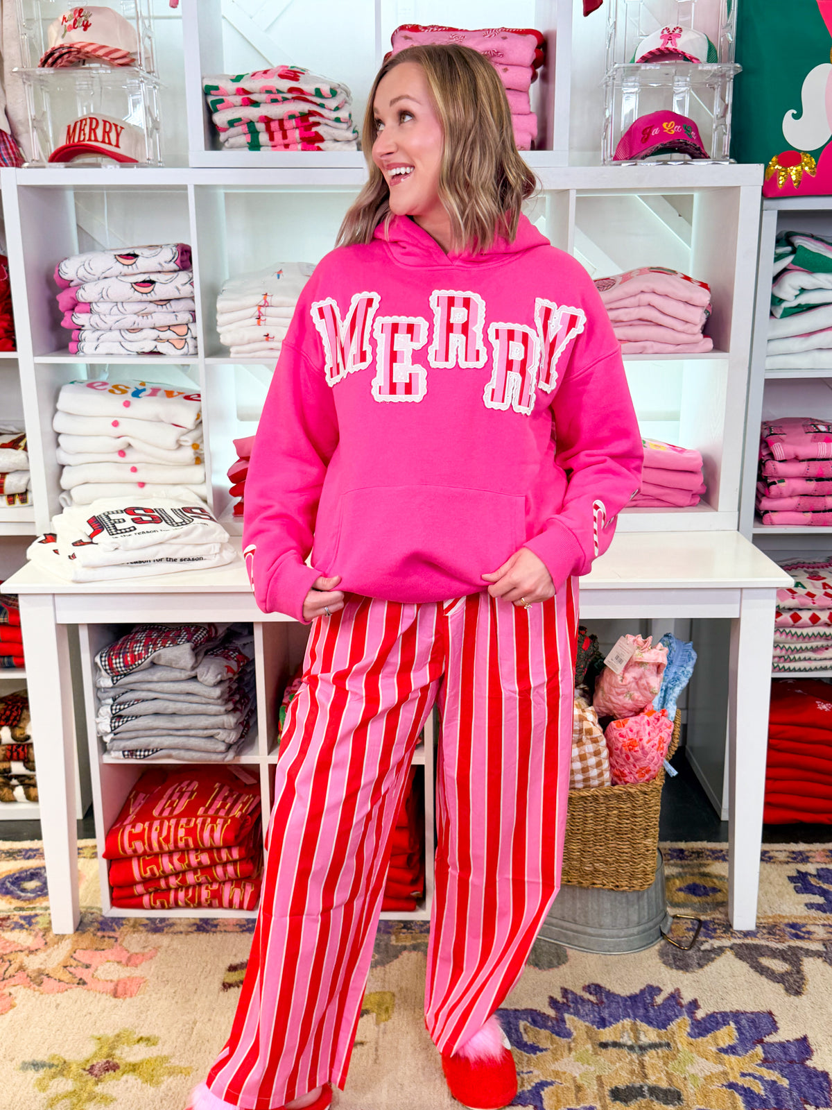 Candy Stripe Boxer Pant