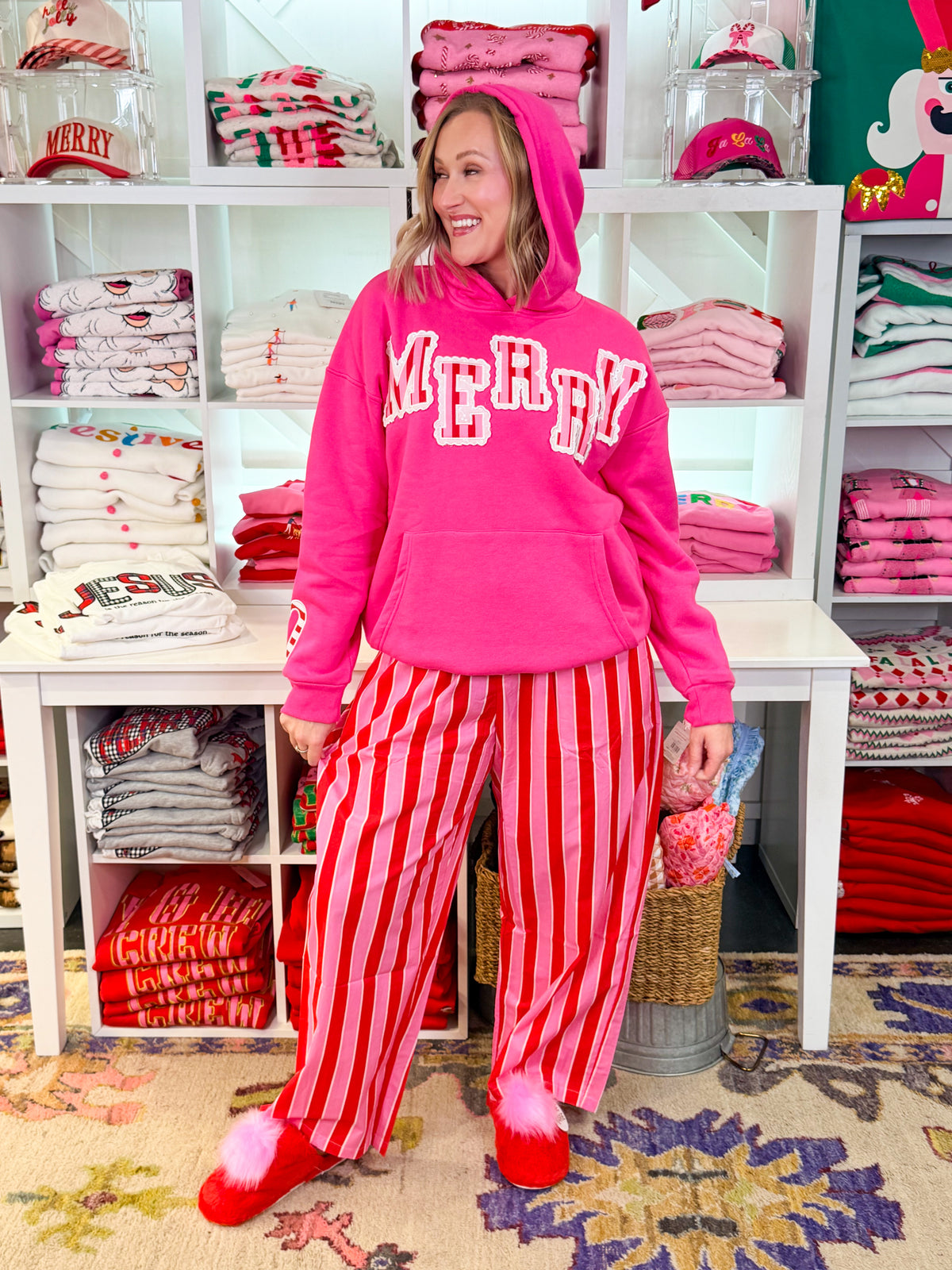 Candy Stripe Boxer Pant