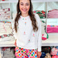 Skier w Pearls Relax Sweatshirt