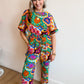 Satin Print Lounge Set