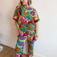 Satin Print Lounge Set