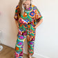 Satin Print Lounge Set