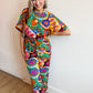 Satin Print Lounge Set