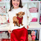 Christmas Cow Sweater