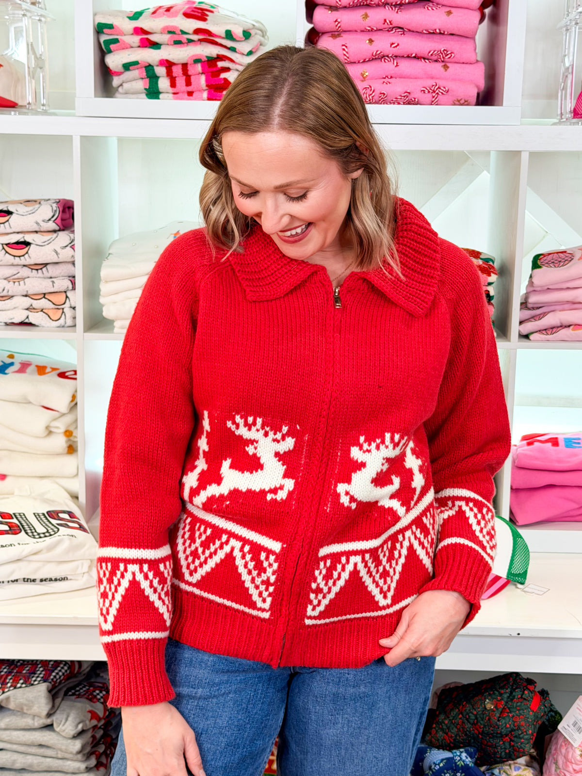 The Reindeer Cardigan