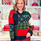 Multi Pattern Mix Knitted Sweater