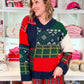 Multi Pattern Mix Knitted Sweater