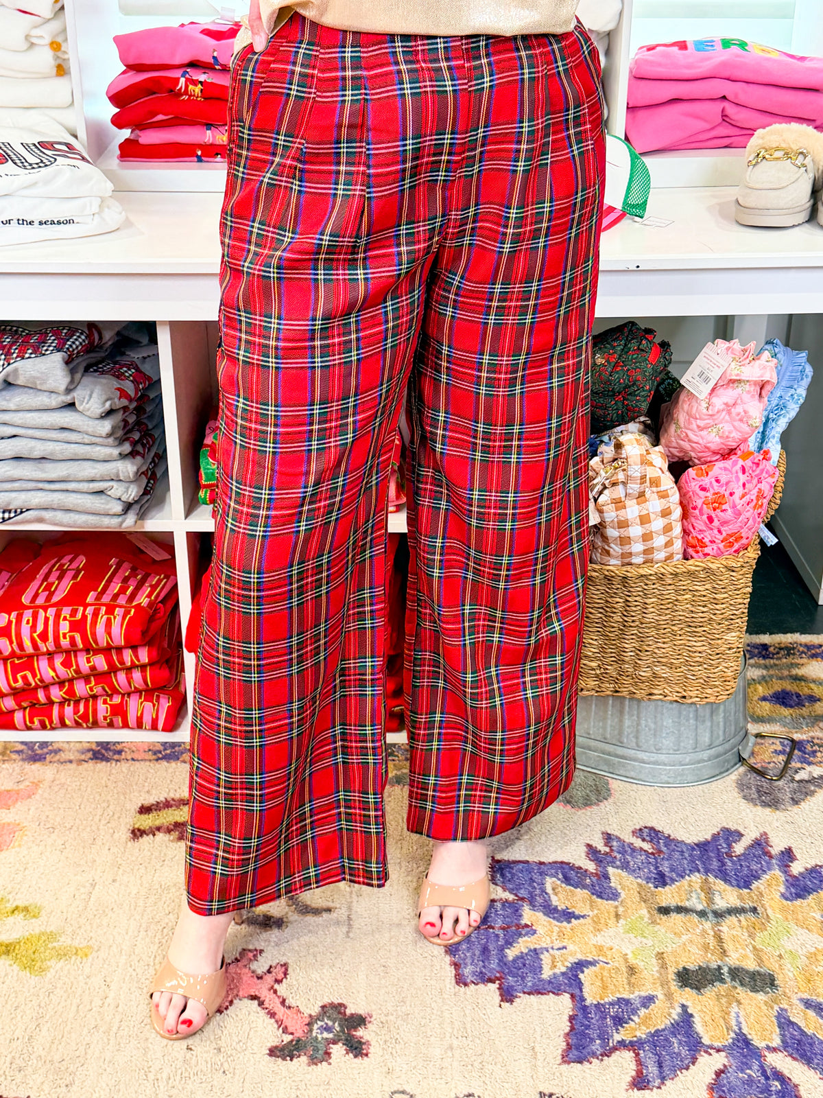 Tartan High Waisted Pant
