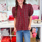 SS Plaid Top