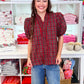 SS Plaid Top