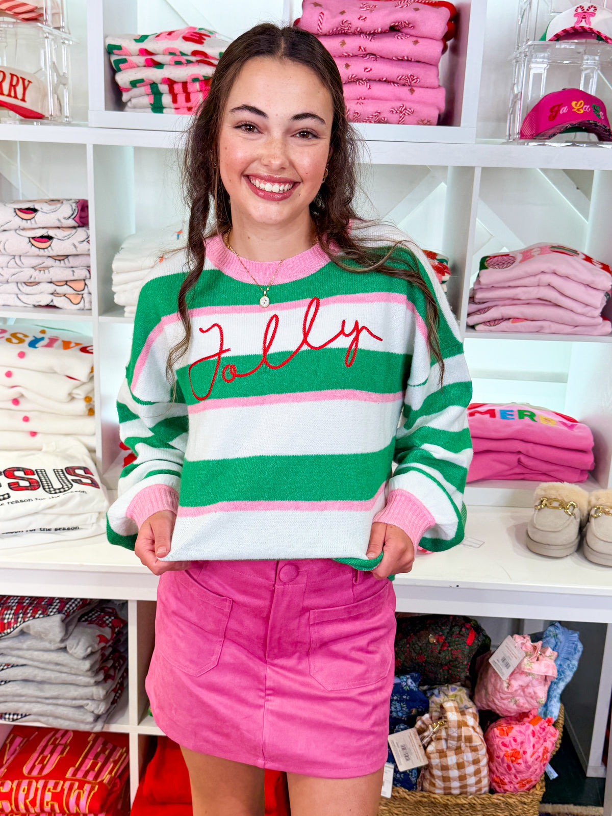 JOLLY Striped Sweater