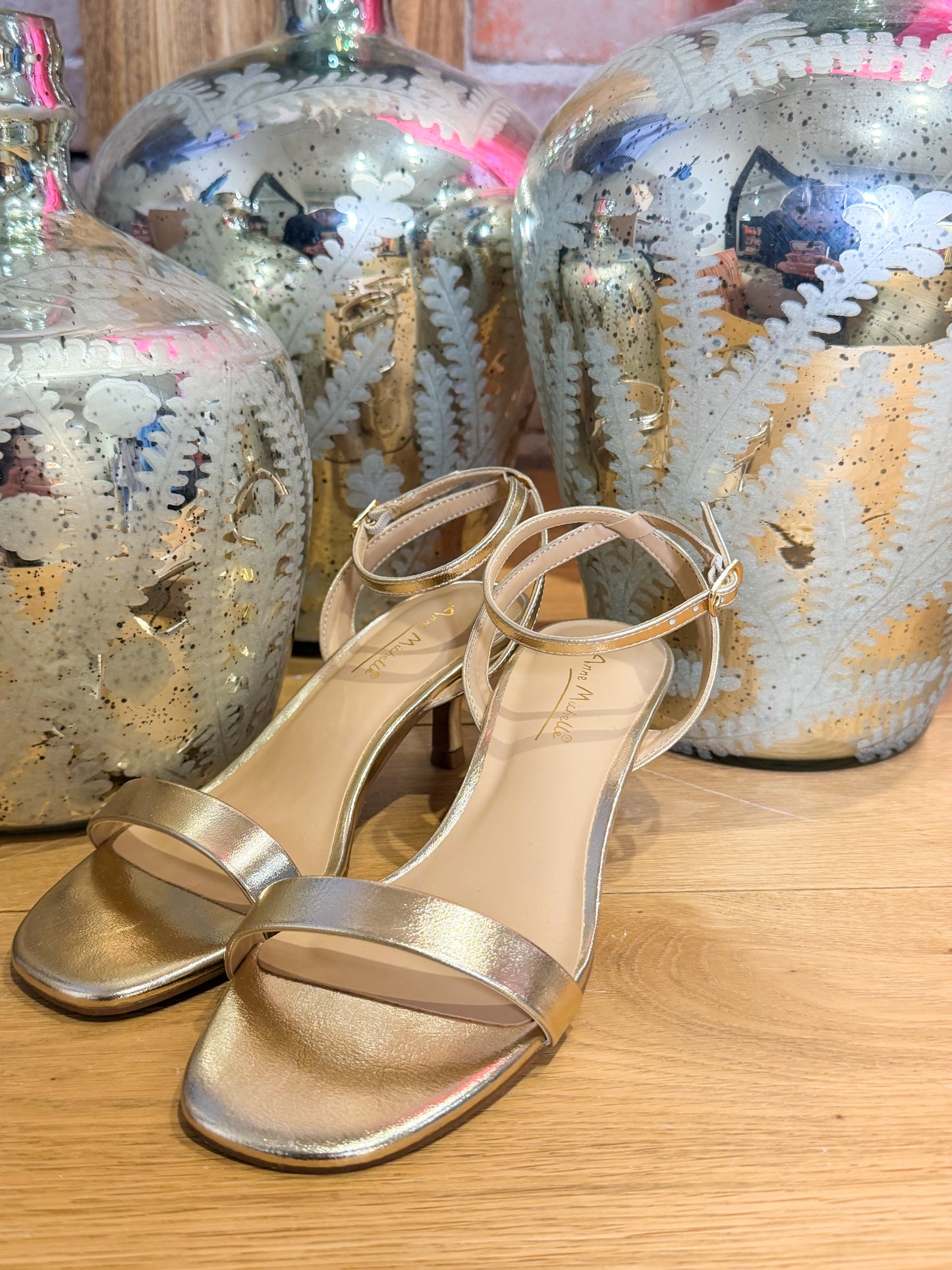 Keep Ankle Strap Kitten Heel