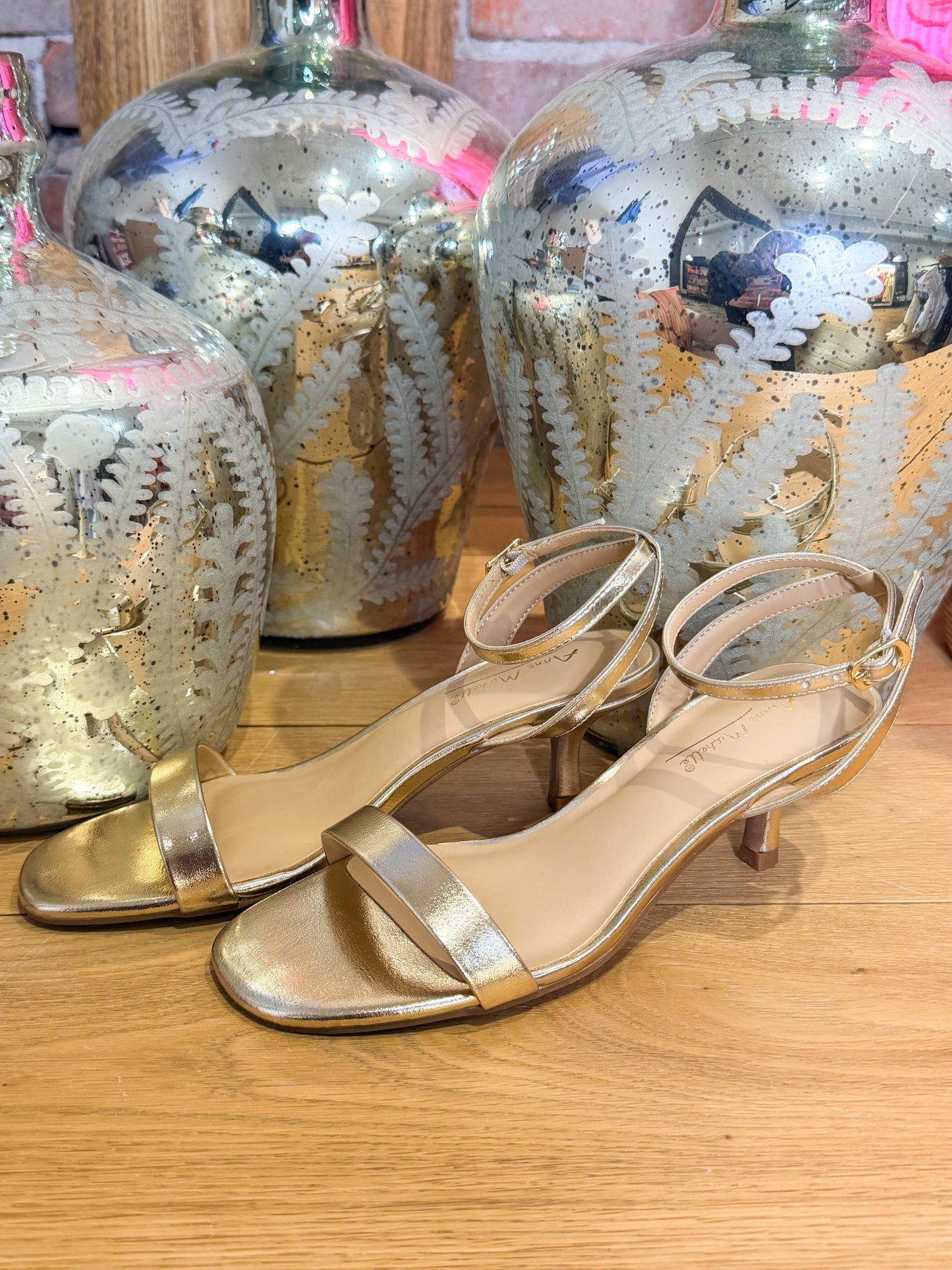 Keep Ankle Strap Kitten Heel