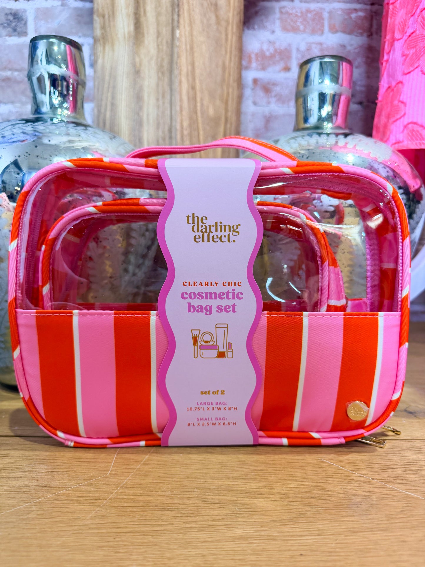 Clearly Chic Cosmetic Bag Set
