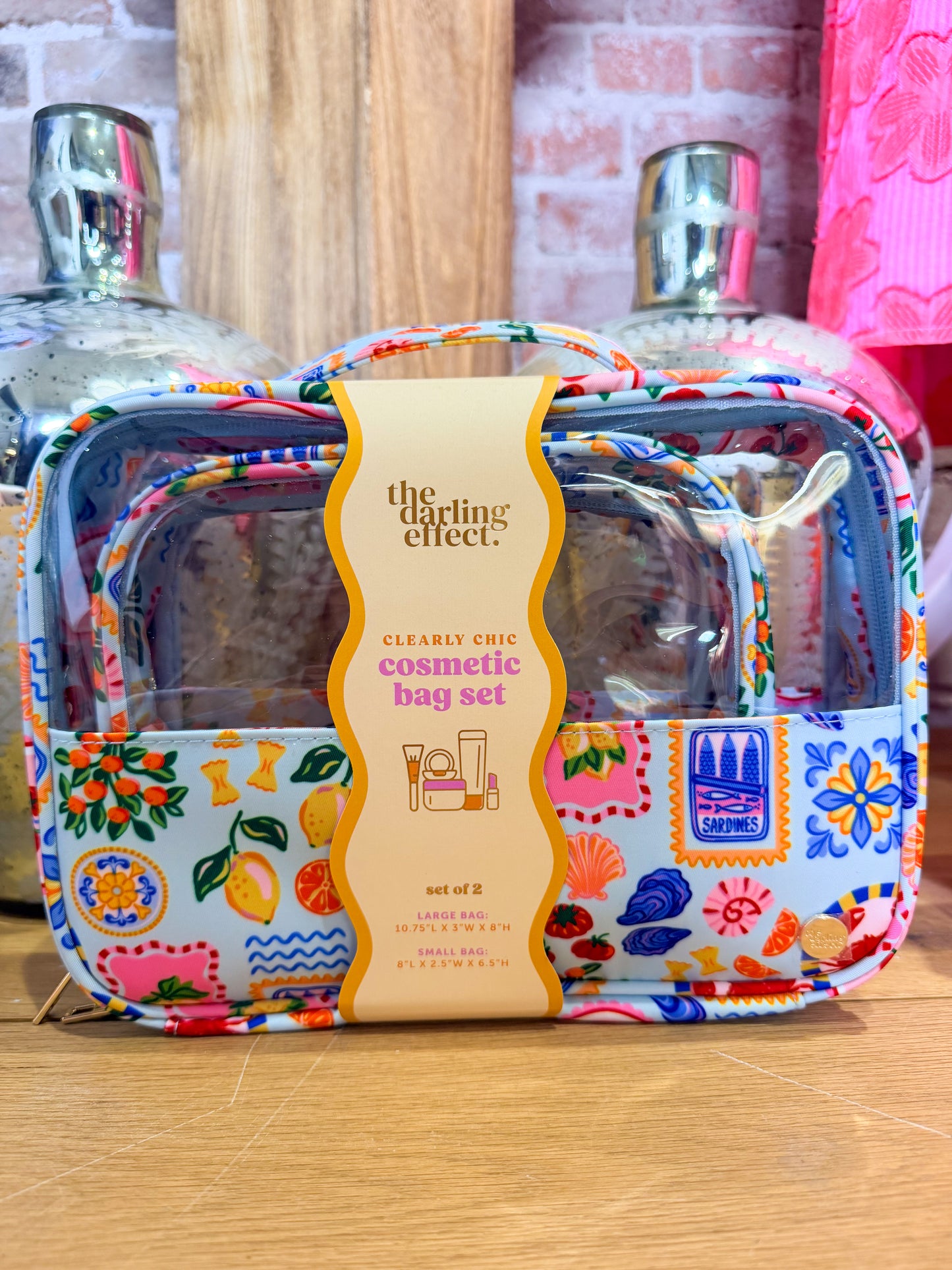 Clearly Chic Cosmetic Bag Set