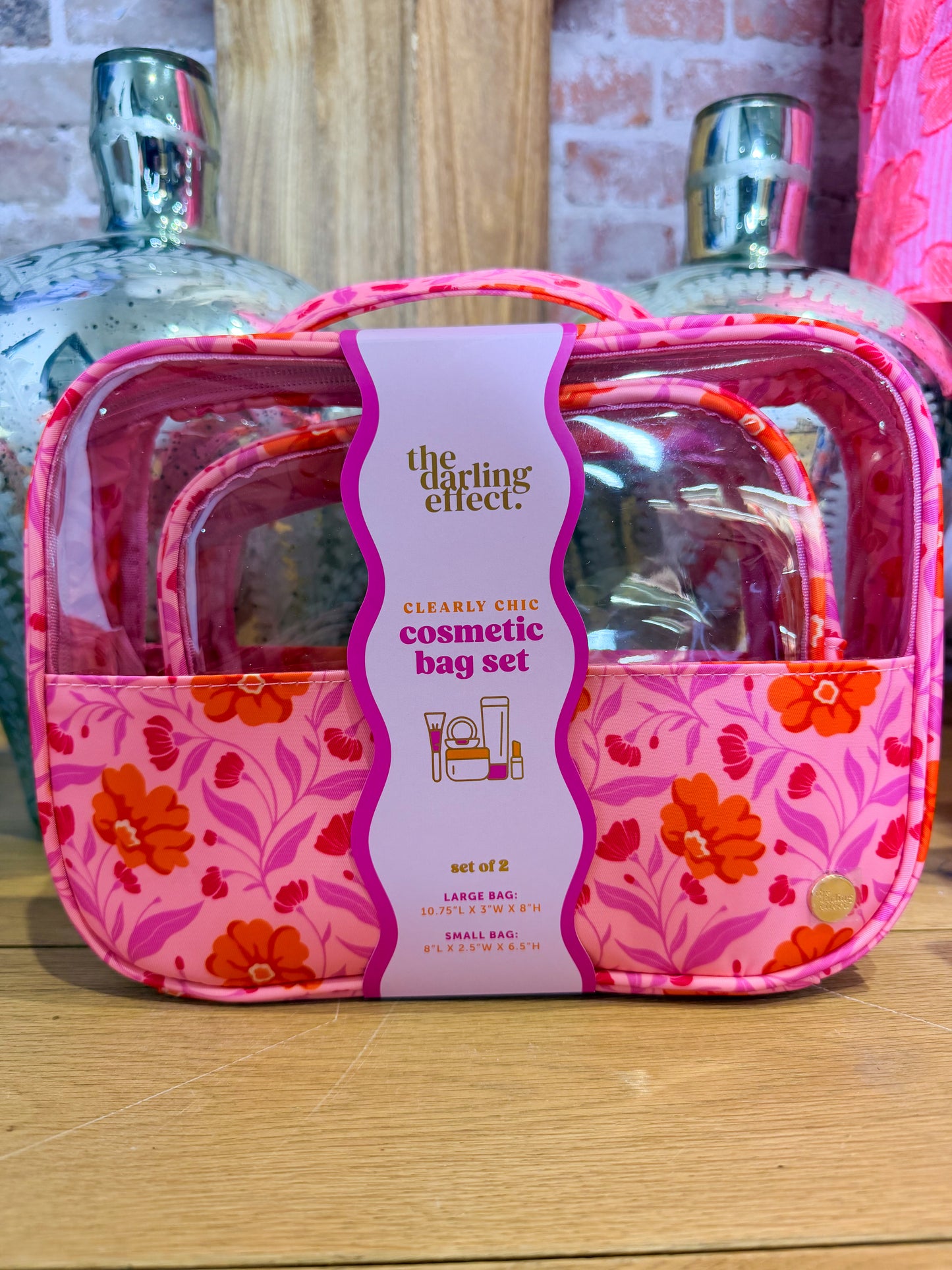 Clearly Chic Cosmetic Bag Set