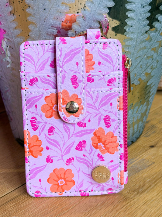 Keychain Wallet Poppin Petals